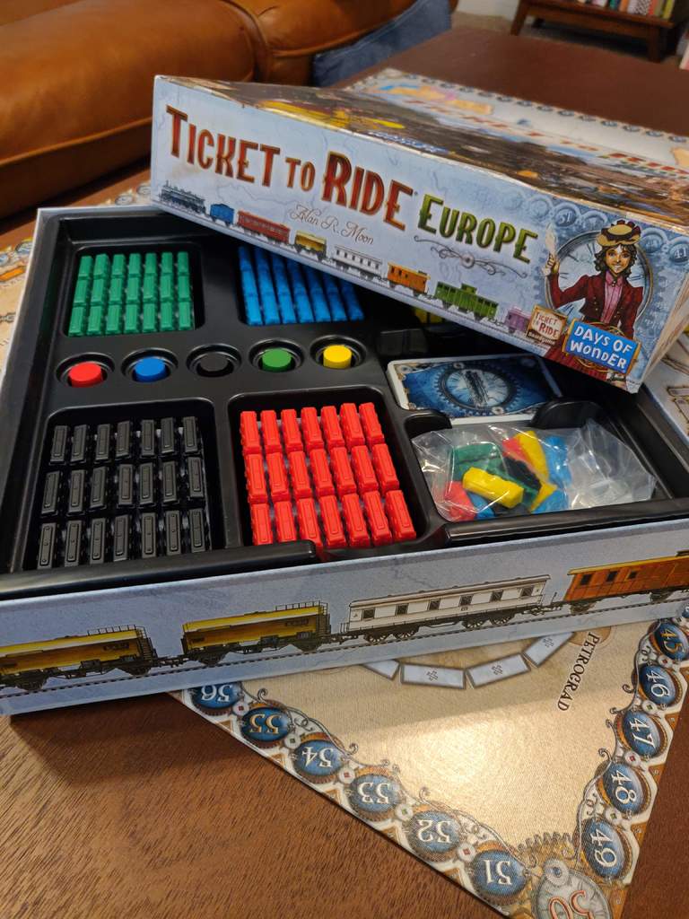 Ticket to Ride Europe Organizer