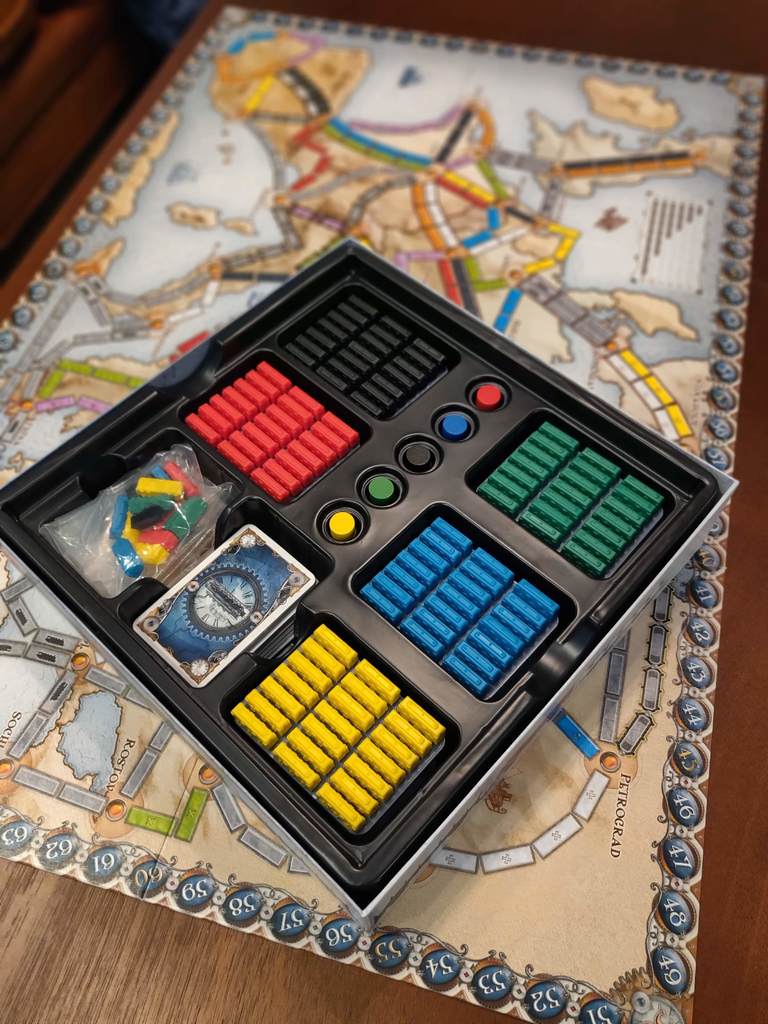 Ticket to Ride Europe Organizer by bencolt45 | Download free STL model ...