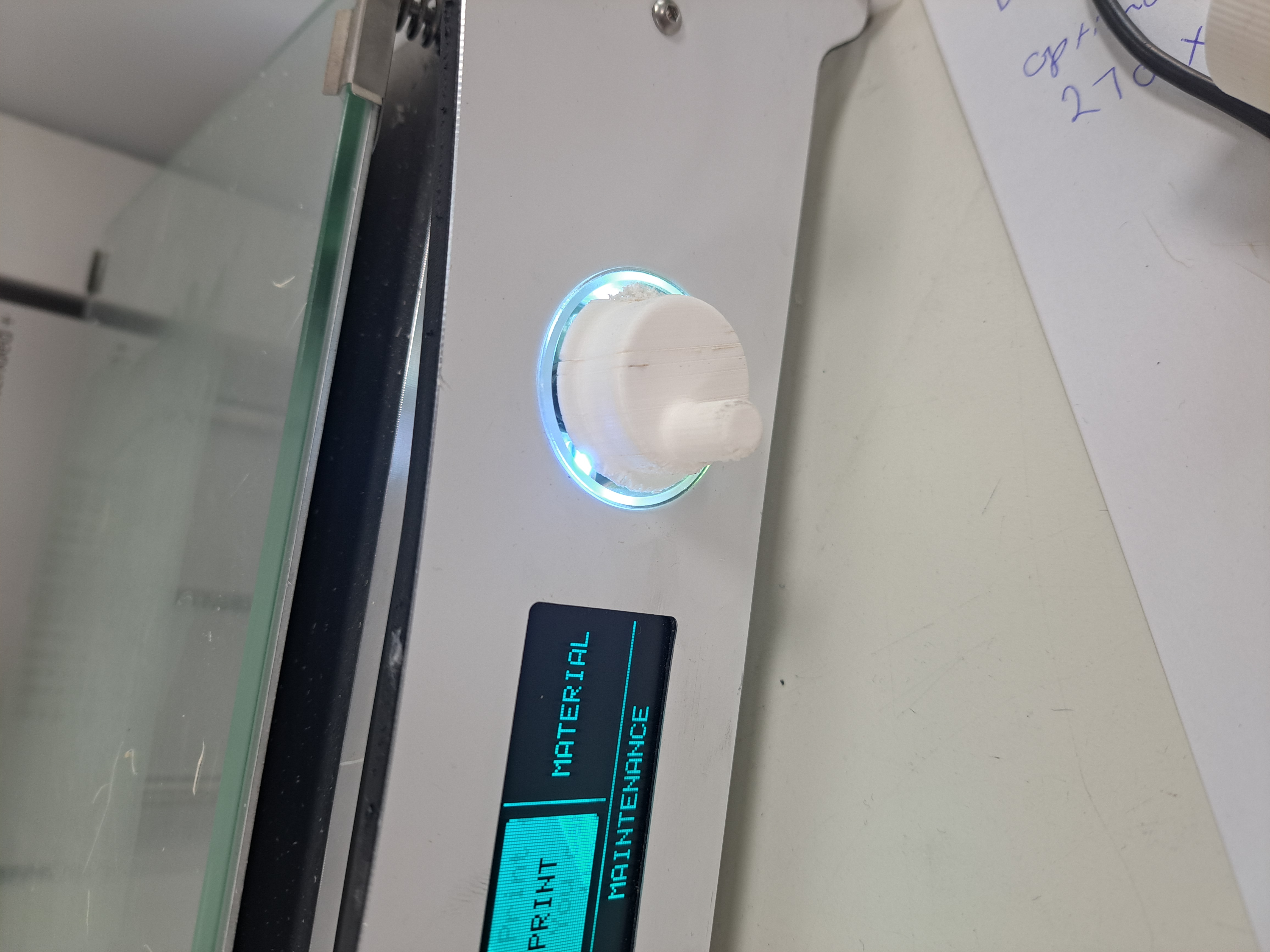 Ultimaker 2 Upgraded Knob (for better grip and speed turning)