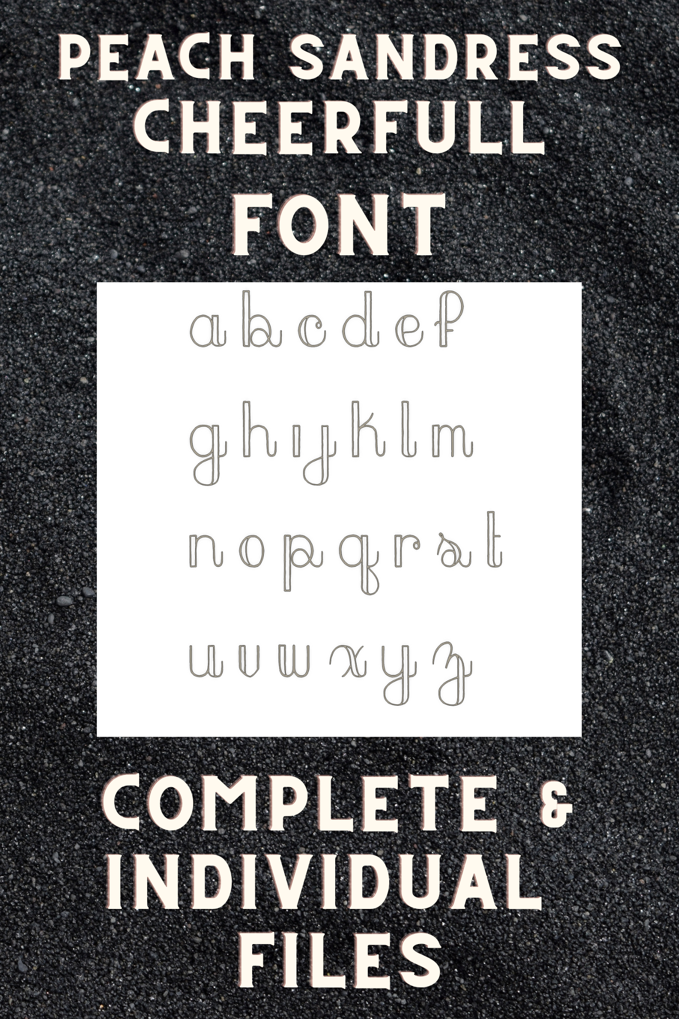 Peach Sandress Cheerful font