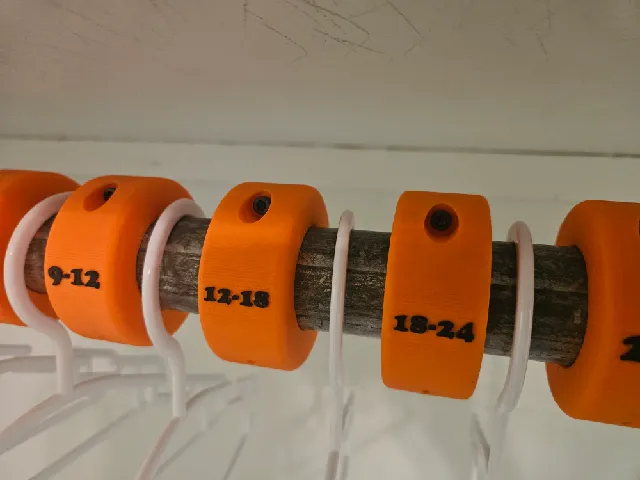 Baby Clothing Organizer / Dividers (Will Not Fall!!!)