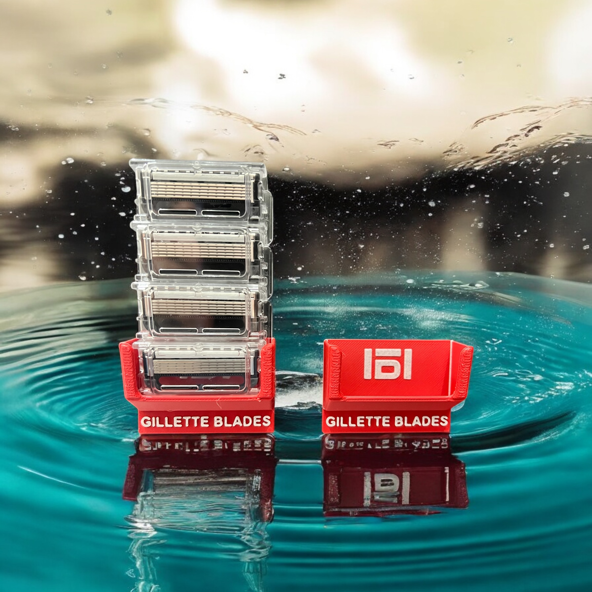 Printable Gillette Razor Gillette Razor Blades Holder by Peter Martin | Download free STL model ...