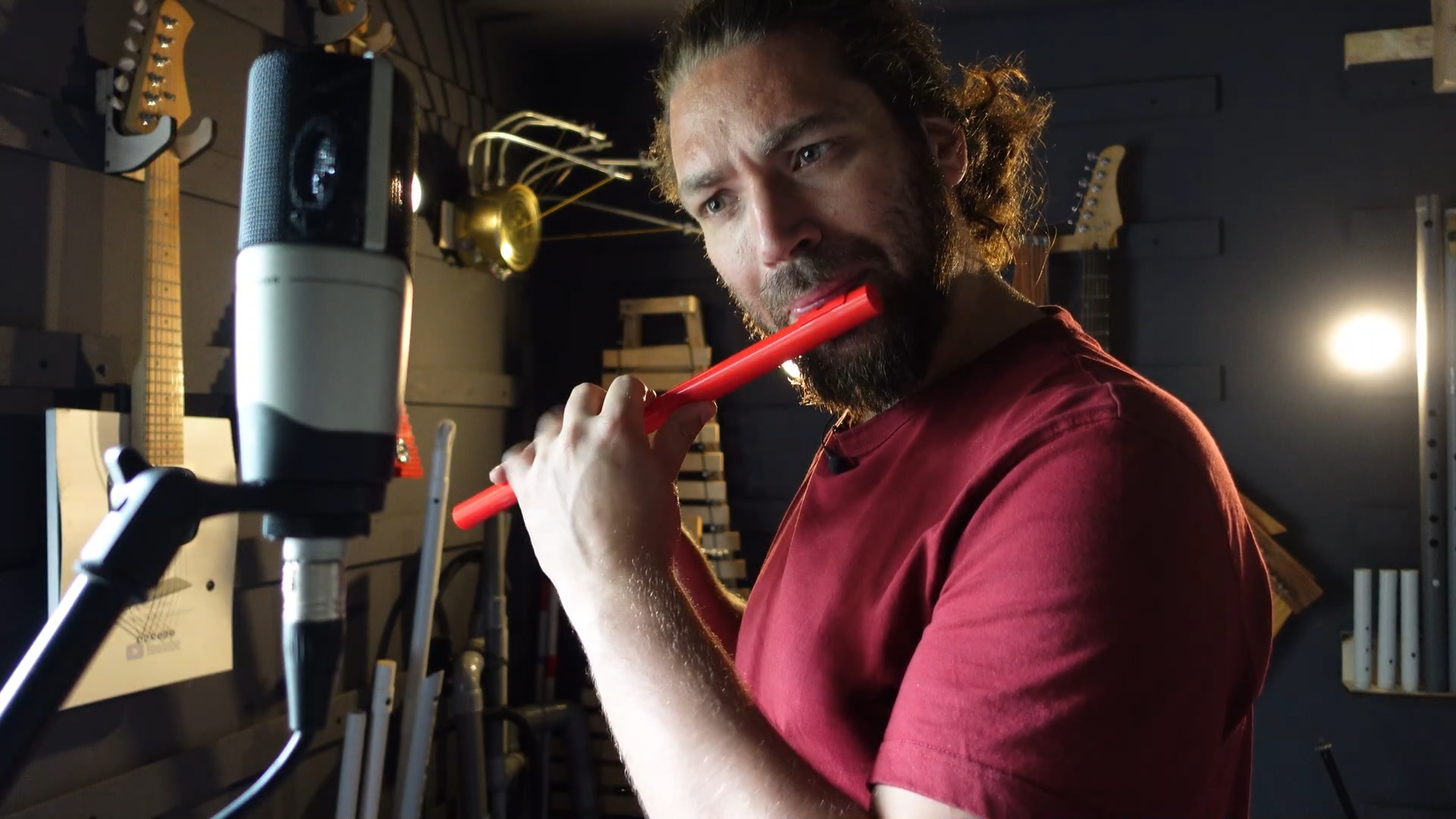 Side Blown Flute in A Major