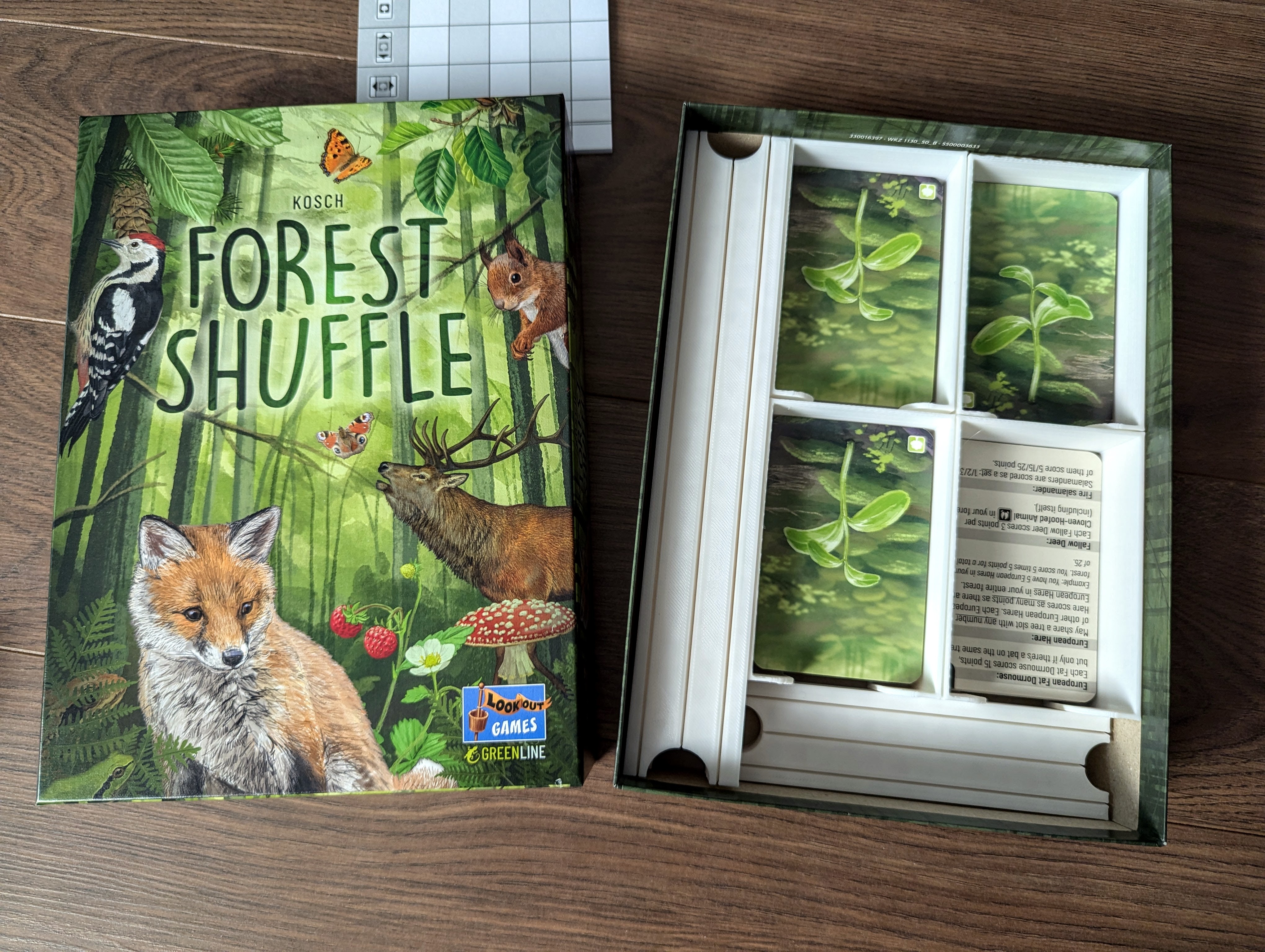 Forest Shuffle insert / card holders