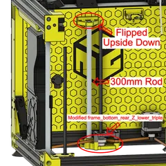 Ender 3 NG 300mm Rear Rod