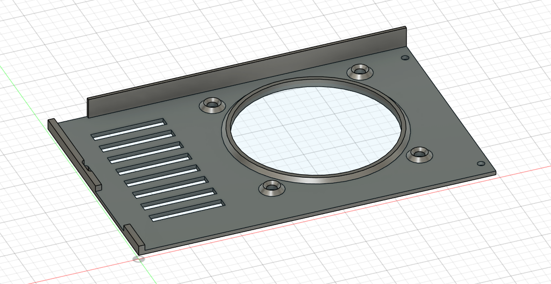 80mm fan cover for motherboard CR-6 SE