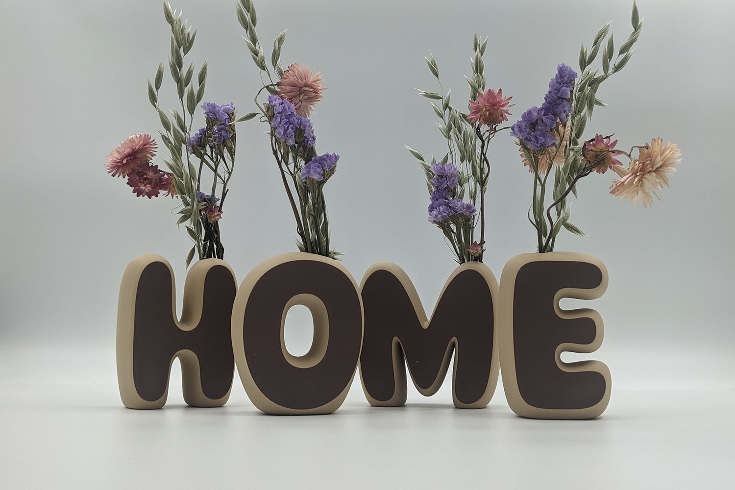 Letter name vases - HOME