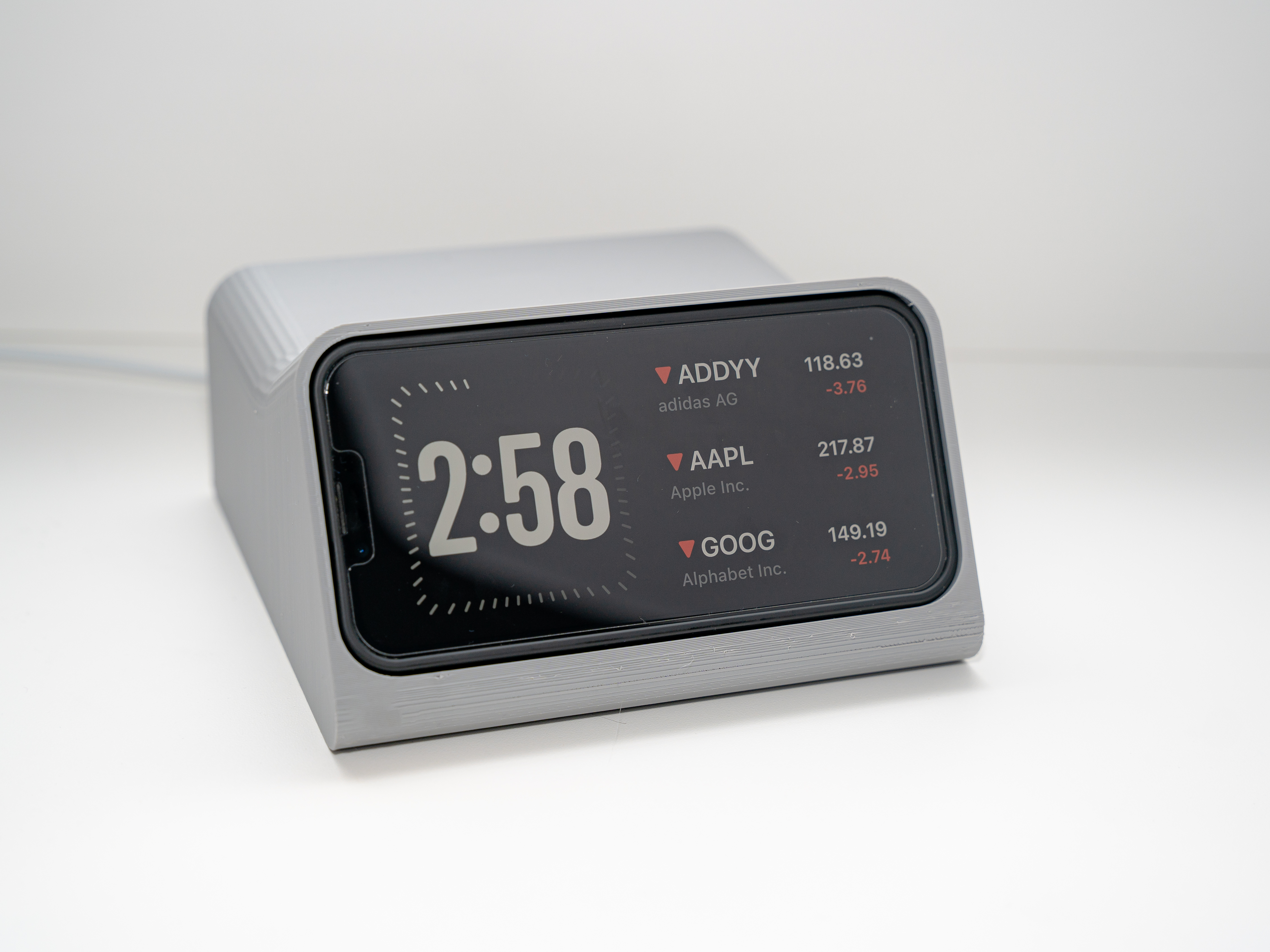 iPhone 13 Pro and 14 Standby Mode Dock With Case (designed by Scott Yu-Jan & OVERWERK) 3D model thumbnail