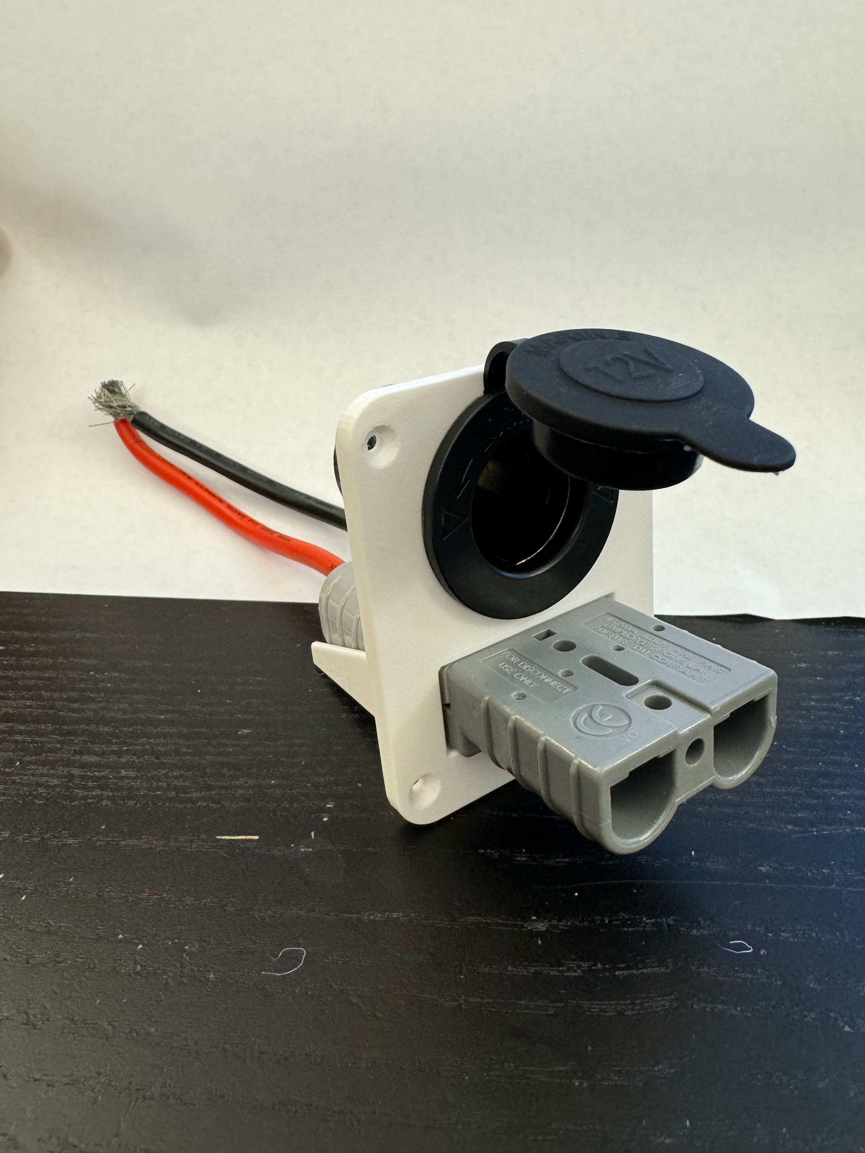 Anderson SB50 + Panel Mount Hole