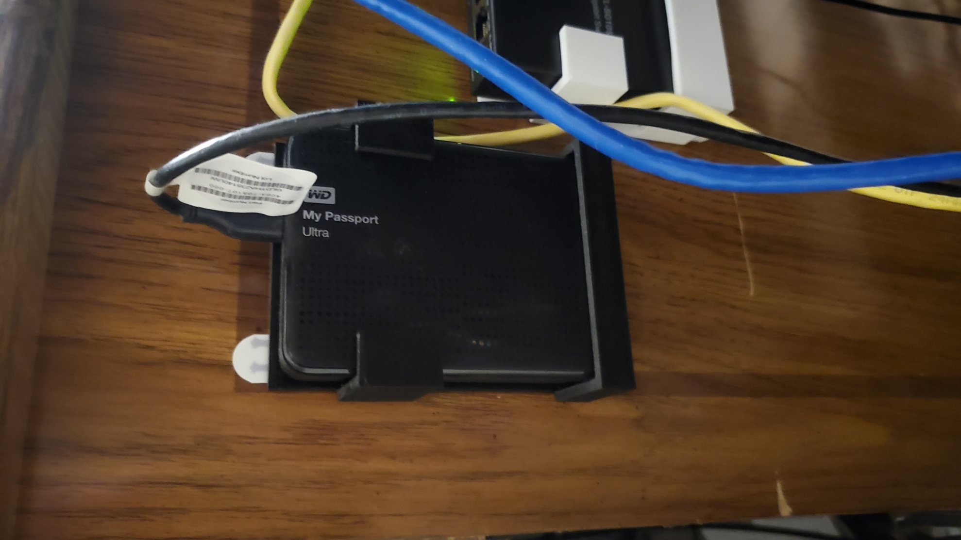 External Hard Drive Mount by nmumphrey Download free STL model