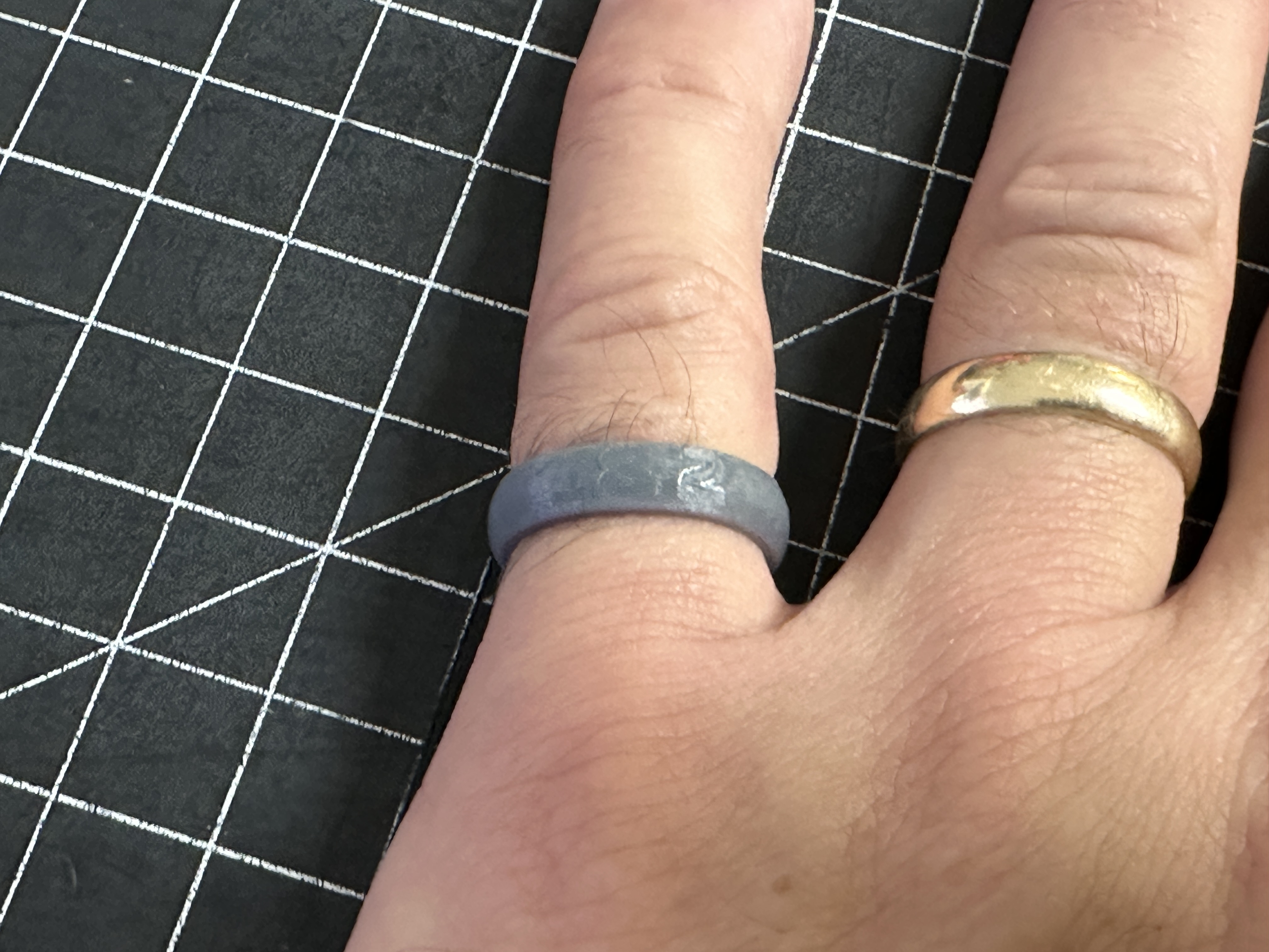 Miniatura 2 do modelo 3D Parametric sizing ring for US ring sizes