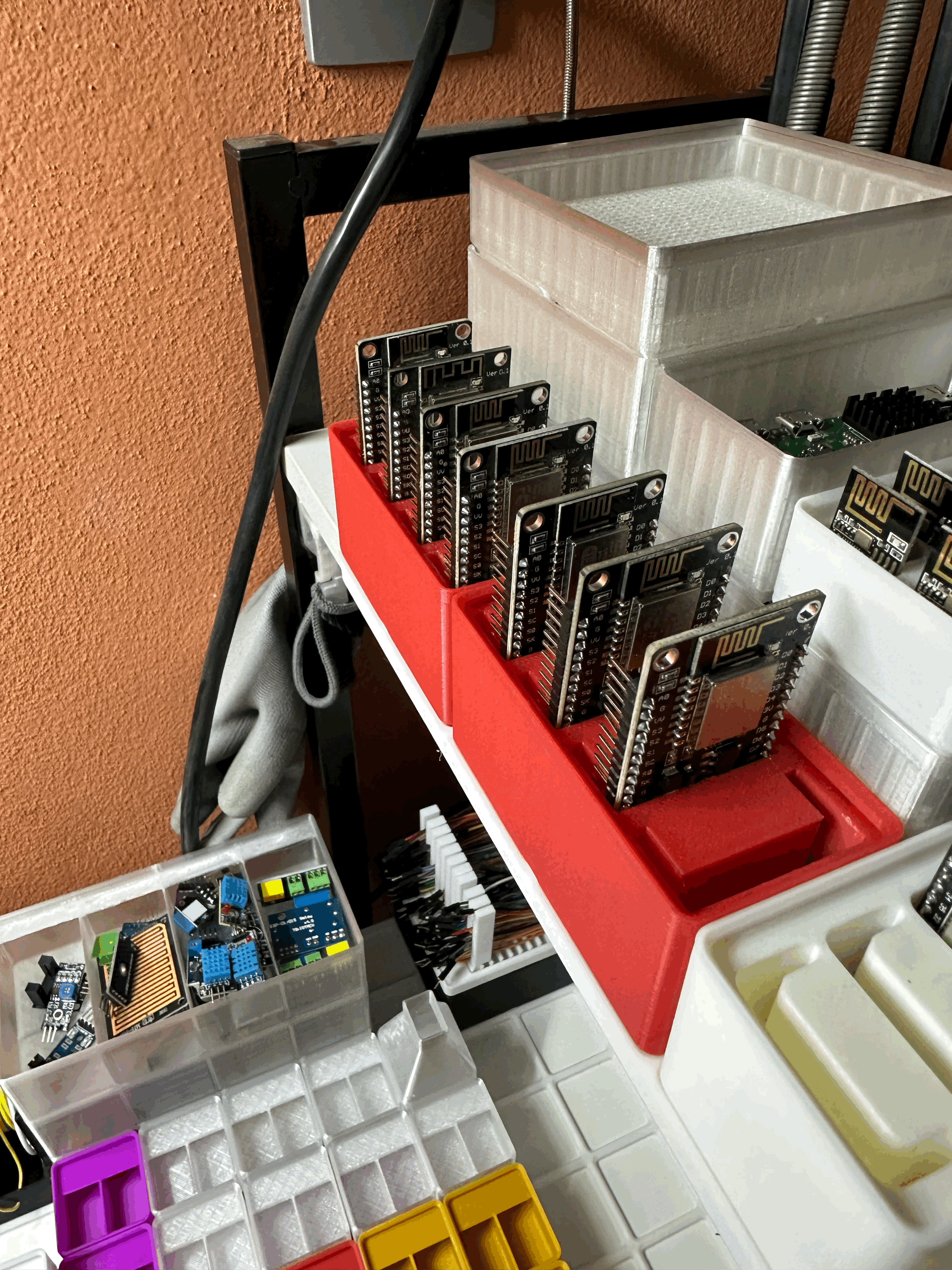 Gridfinity - ESP2686 NodeMcu V3 (4x)