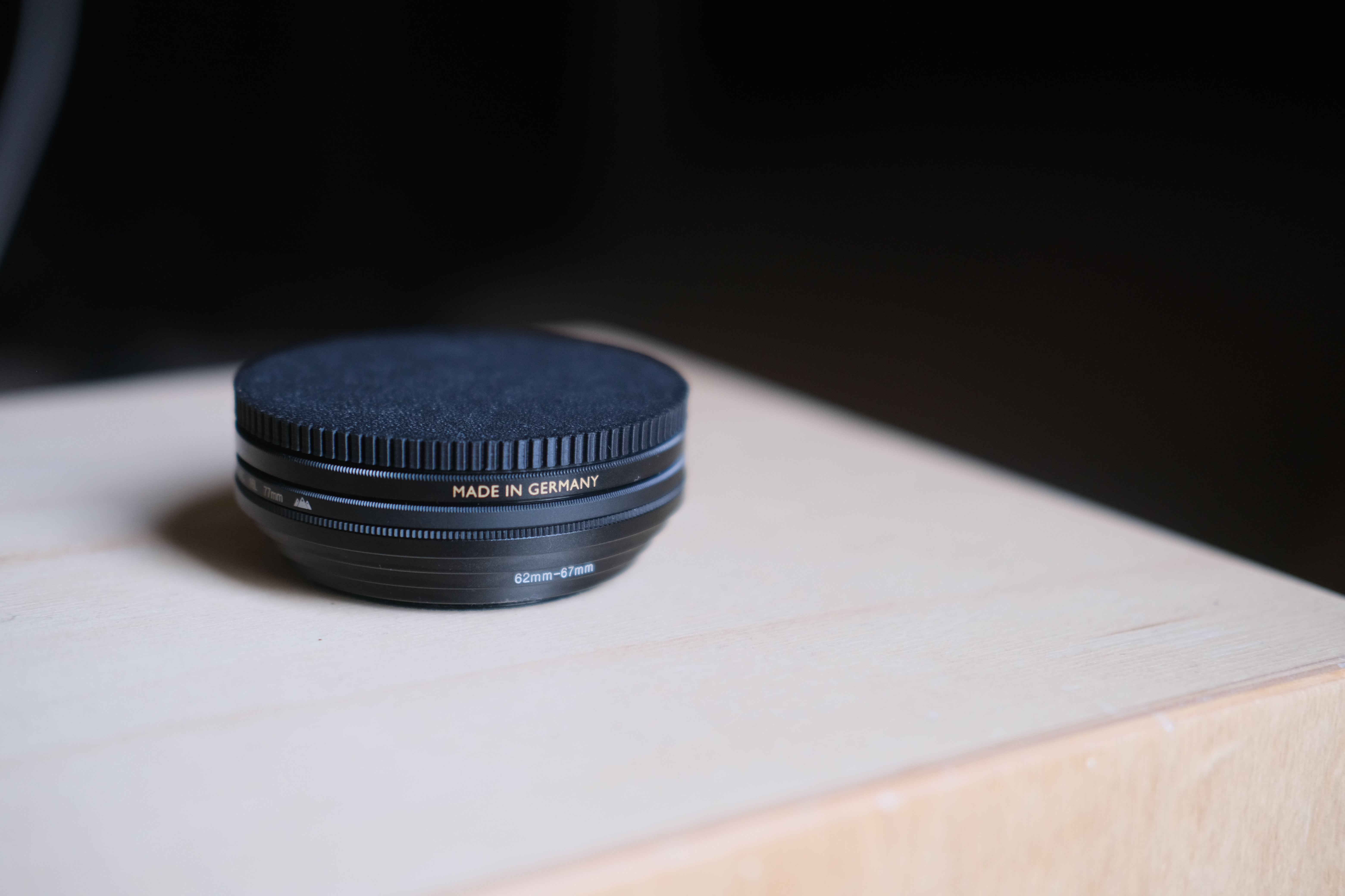 Threaded Lens Filter Cap - 77mm with F3D File