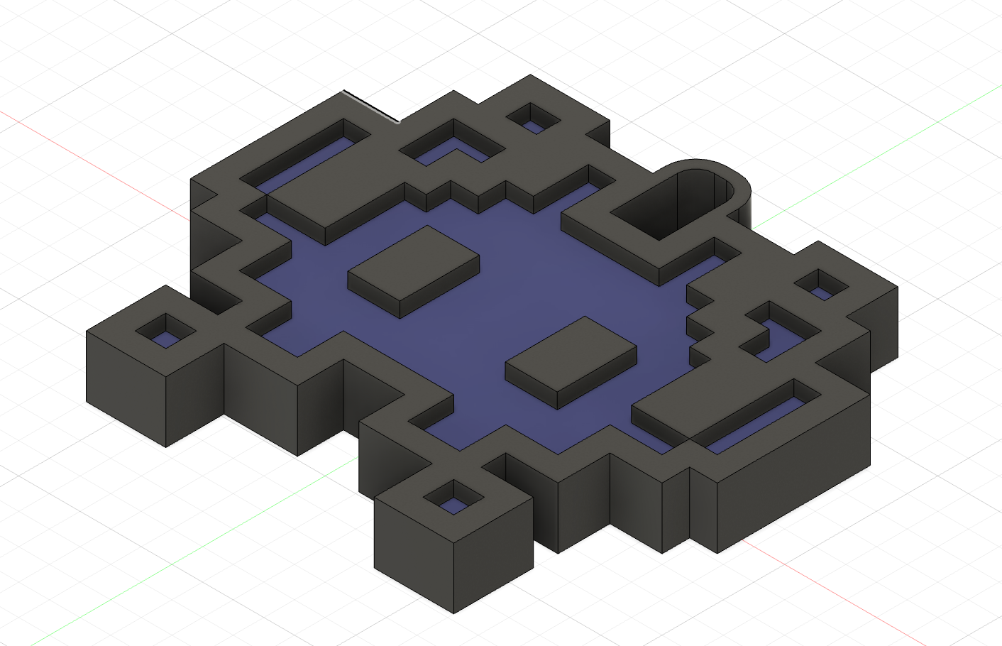 space invader key chain