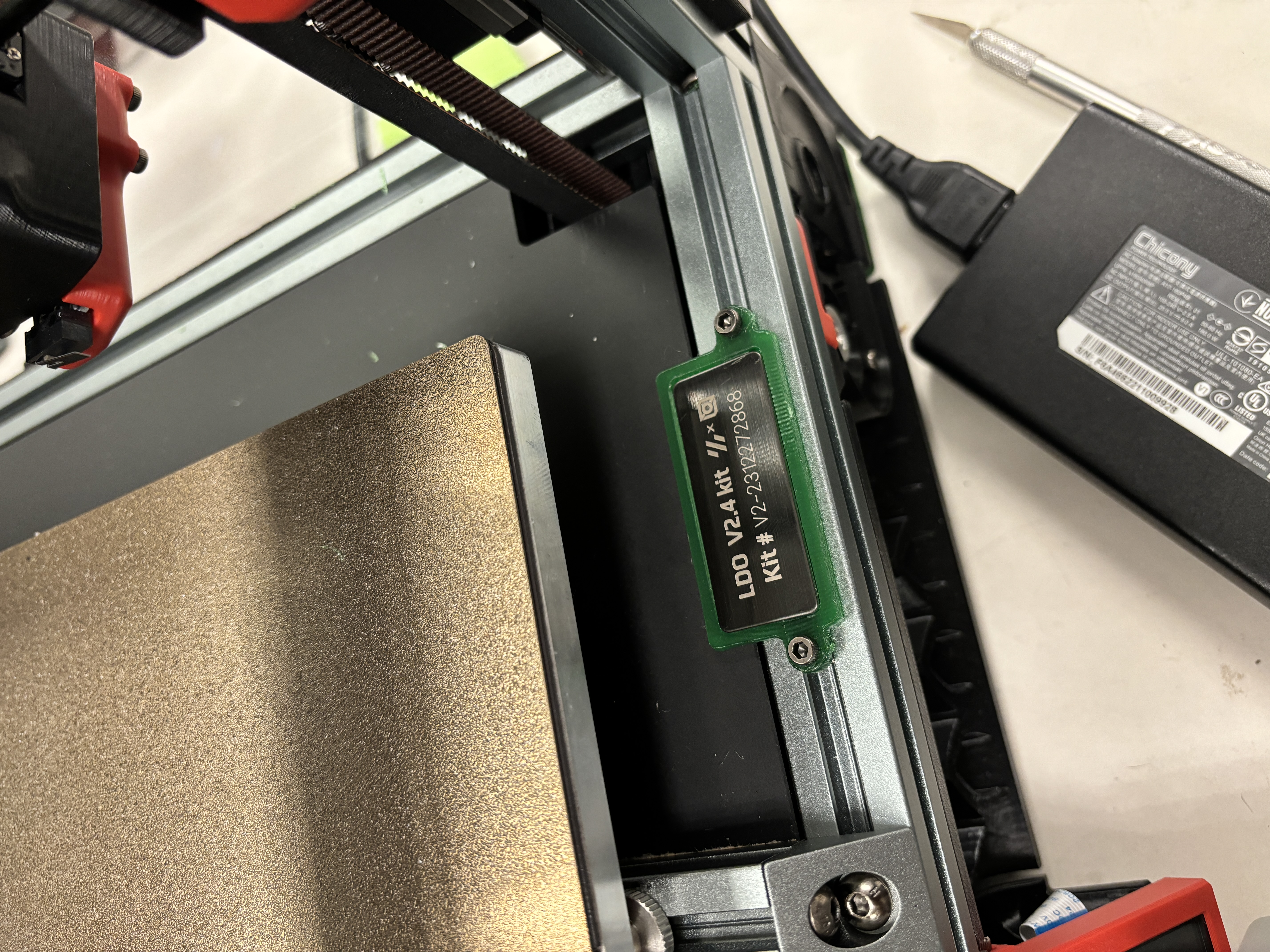 Voron V2.4 LDO Kit Reference Plate Holder (remix)
