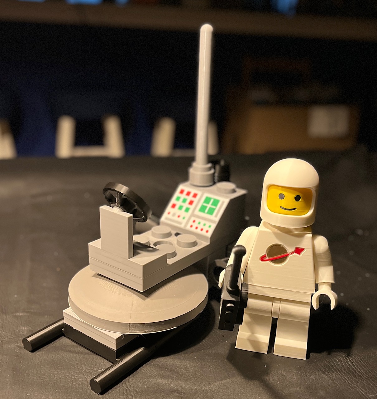 Mega-sized Brick Classic Space Scooter (5:1 scale)