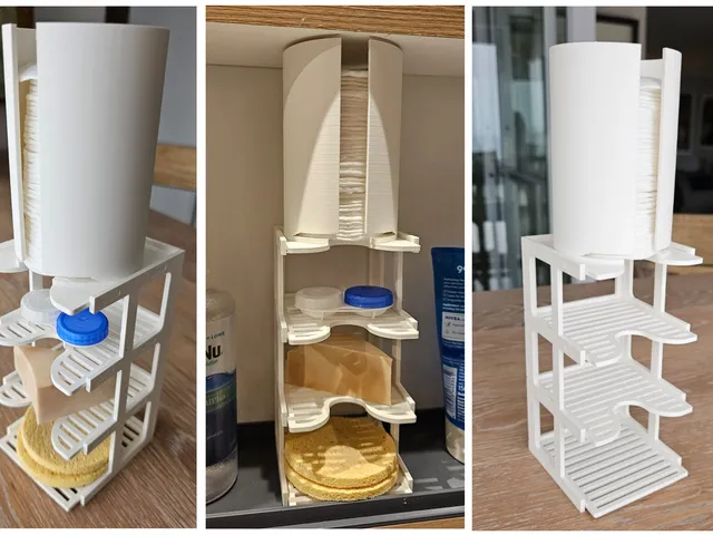 Modular sponge rack bathroom caddy