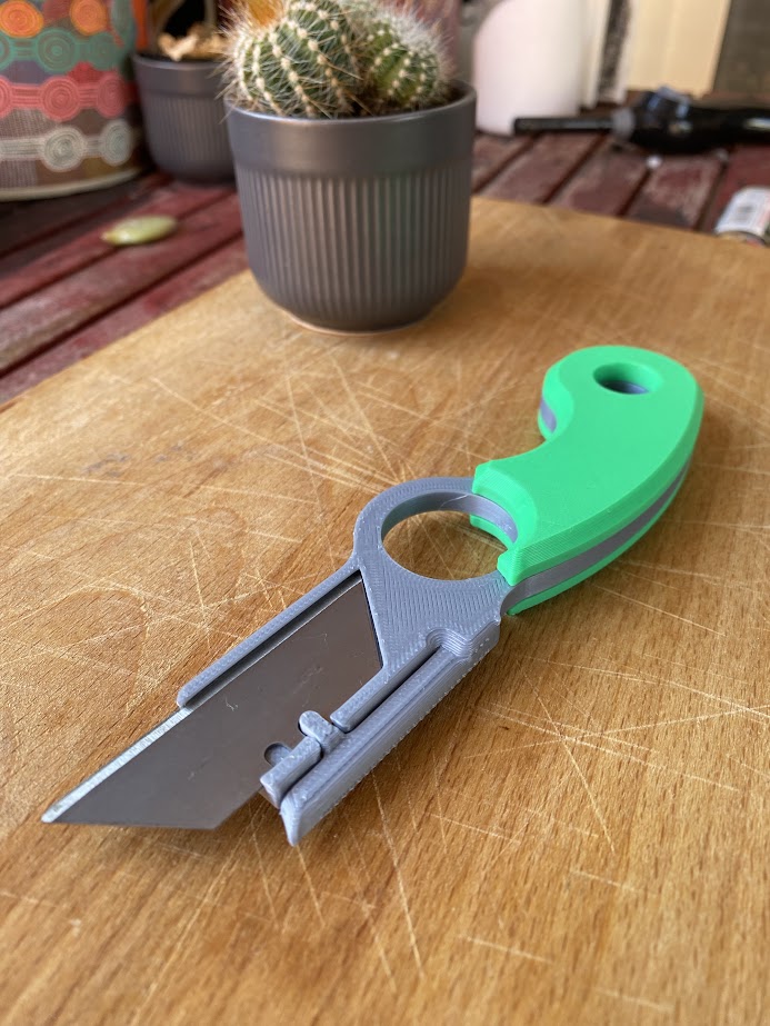 Ergo Utility Blade Holder w/sheath