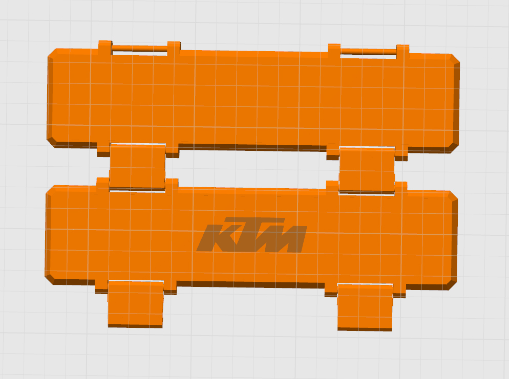 KTM Pencil Box - Print in Place - no assembly