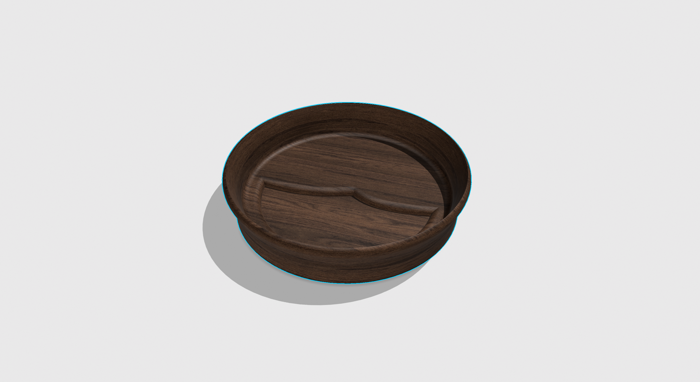 Simple plate wood