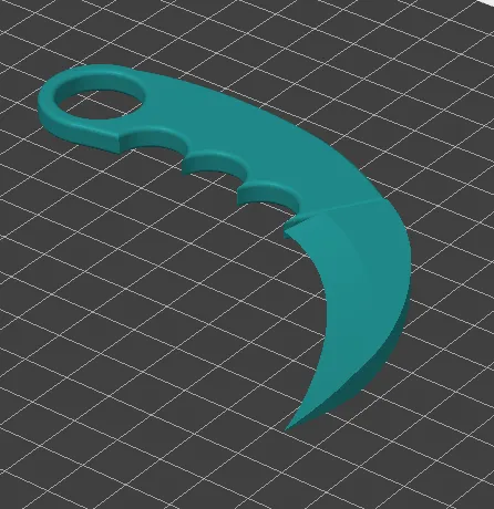 karambit knife by Cody | Download free STL model | Printables.com