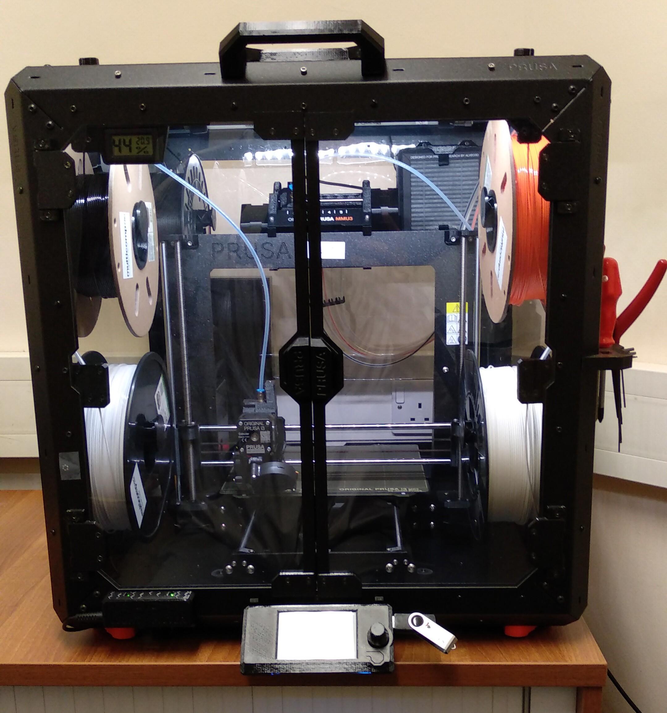 Self-contained Original Prusa Enclosure + MMU Mod by austozi | Download ...