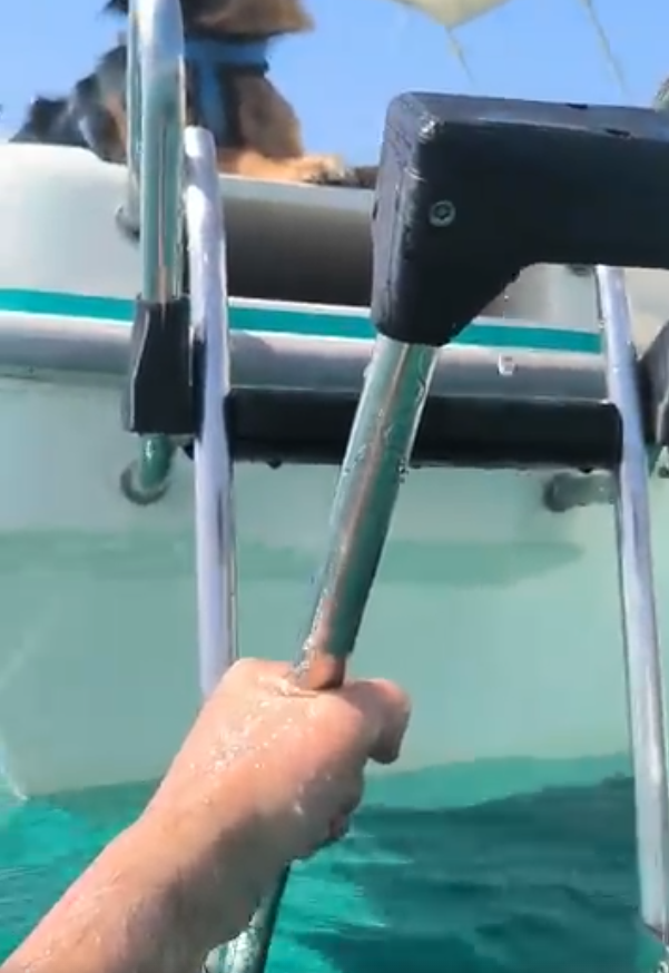 Boat ladder renovation