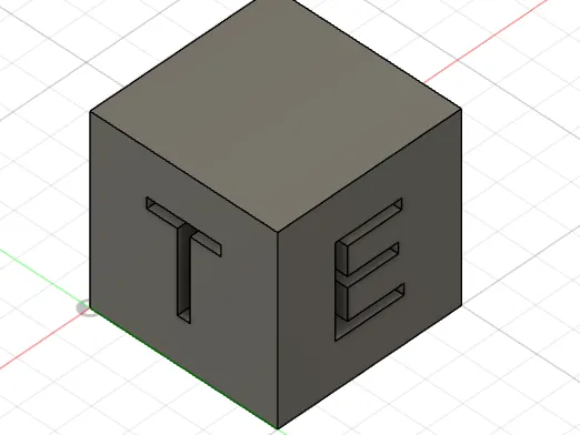 test cube