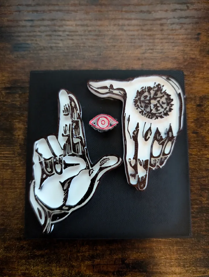 Hellsing Alucard Wall Art by Missingno. | Download free STL model ...