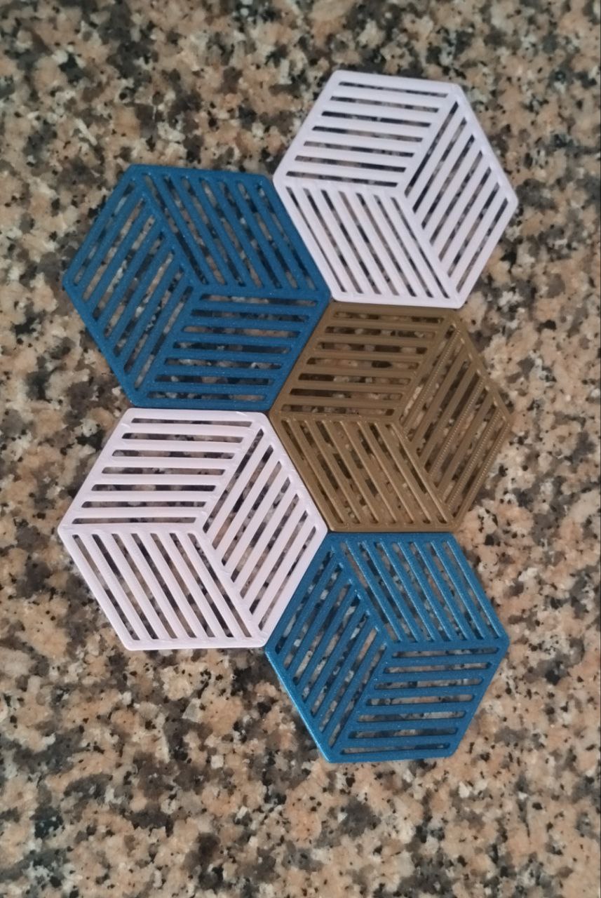 Posavasos geometrico
