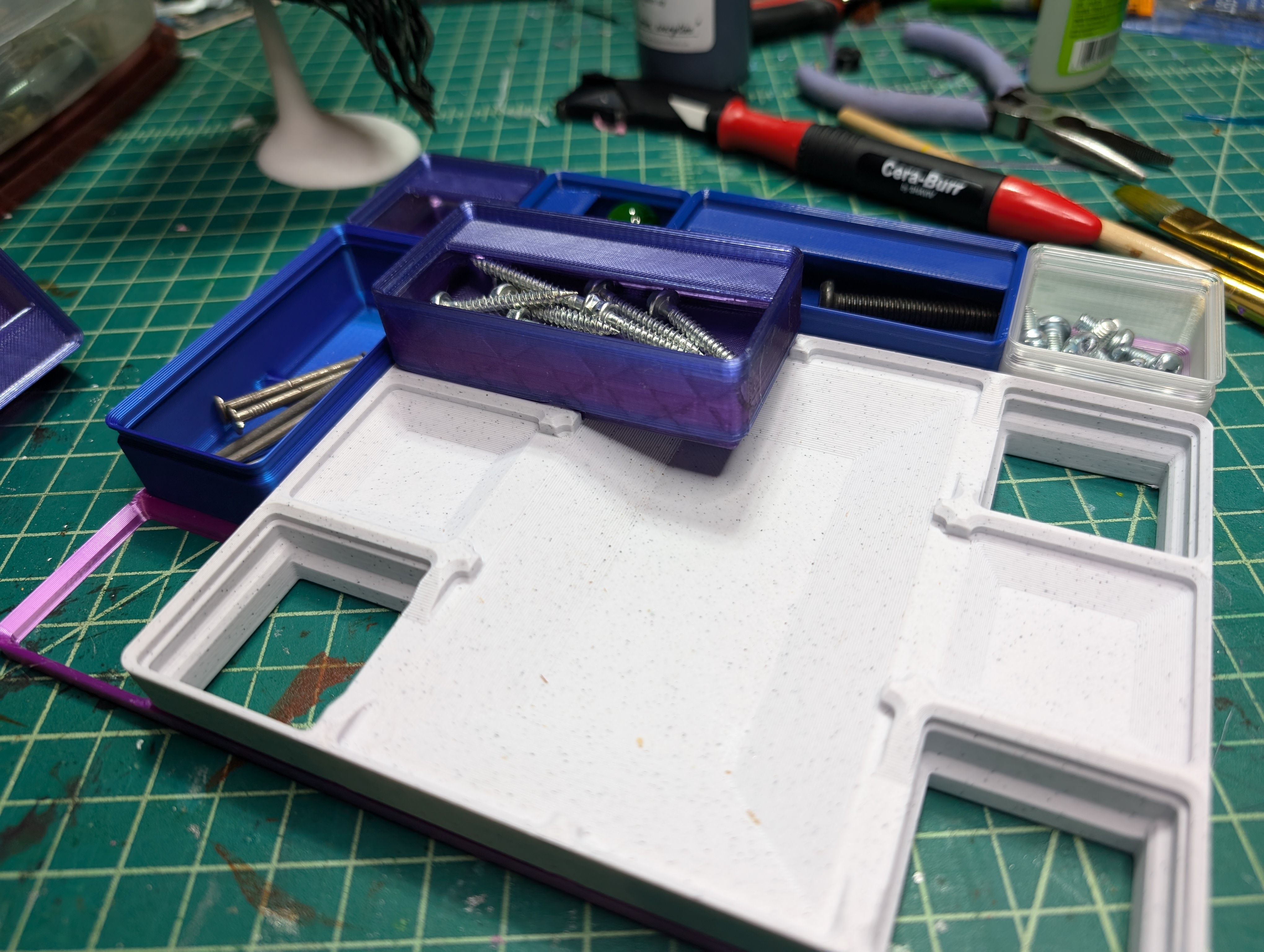 Miniatura 4 do modelo 3D Gridfinity Sorting Tray (stackable!)