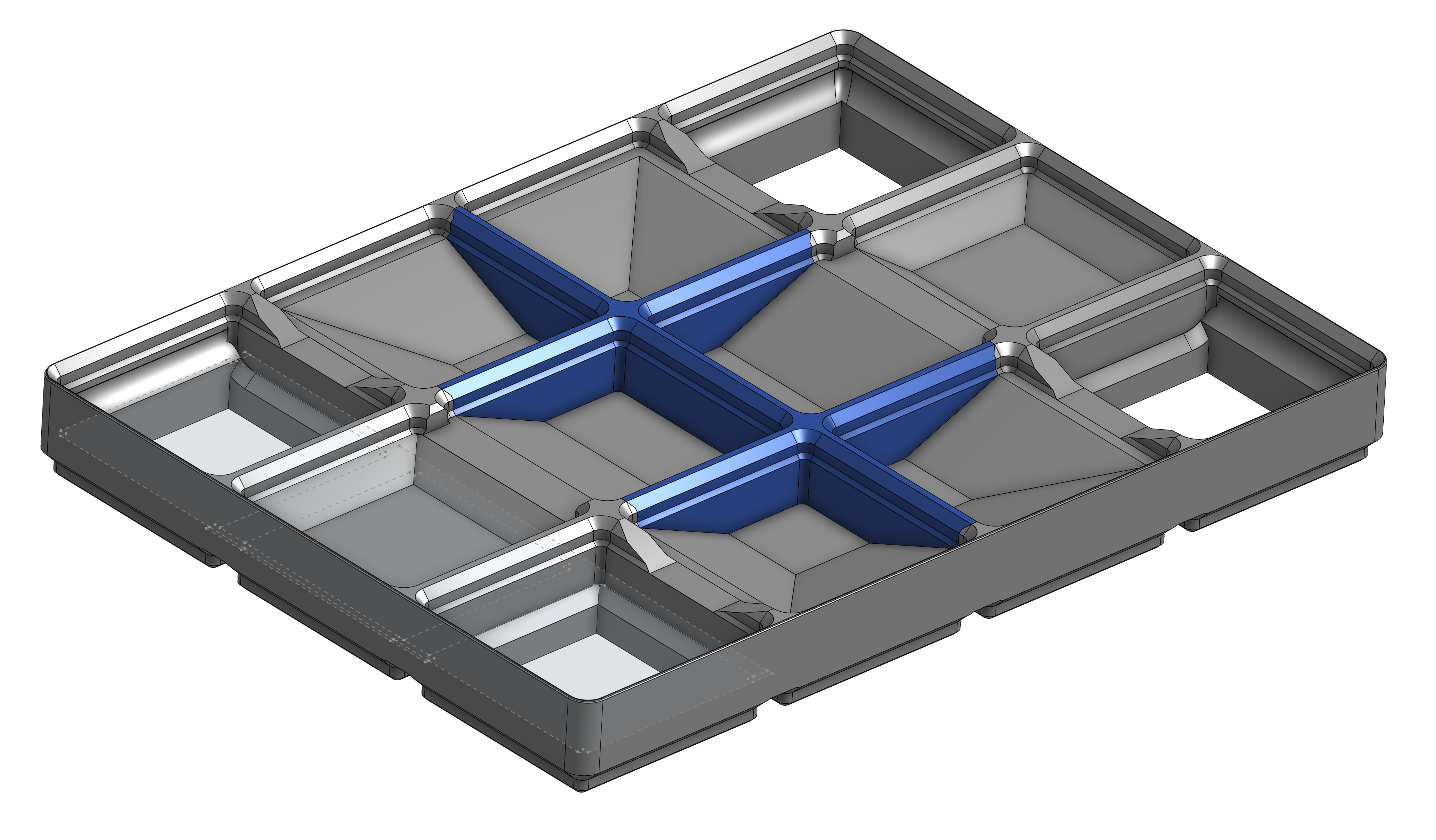 Miniatura 3 do modelo 3D Gridfinity Sorting Tray (stackable!)