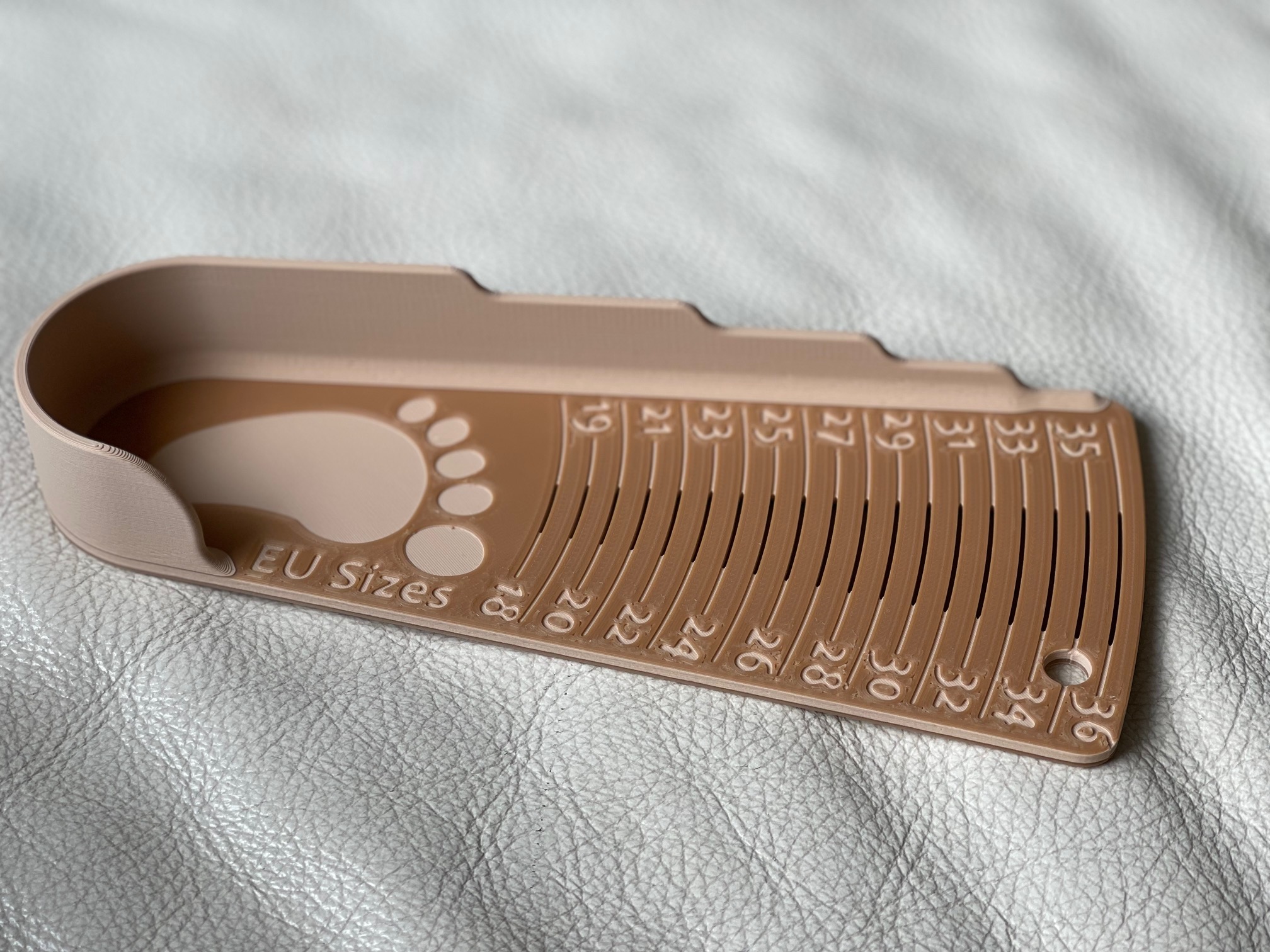 Measuring Tool for Toddlers' Feet (EU Sizes) 3D model thumbnail