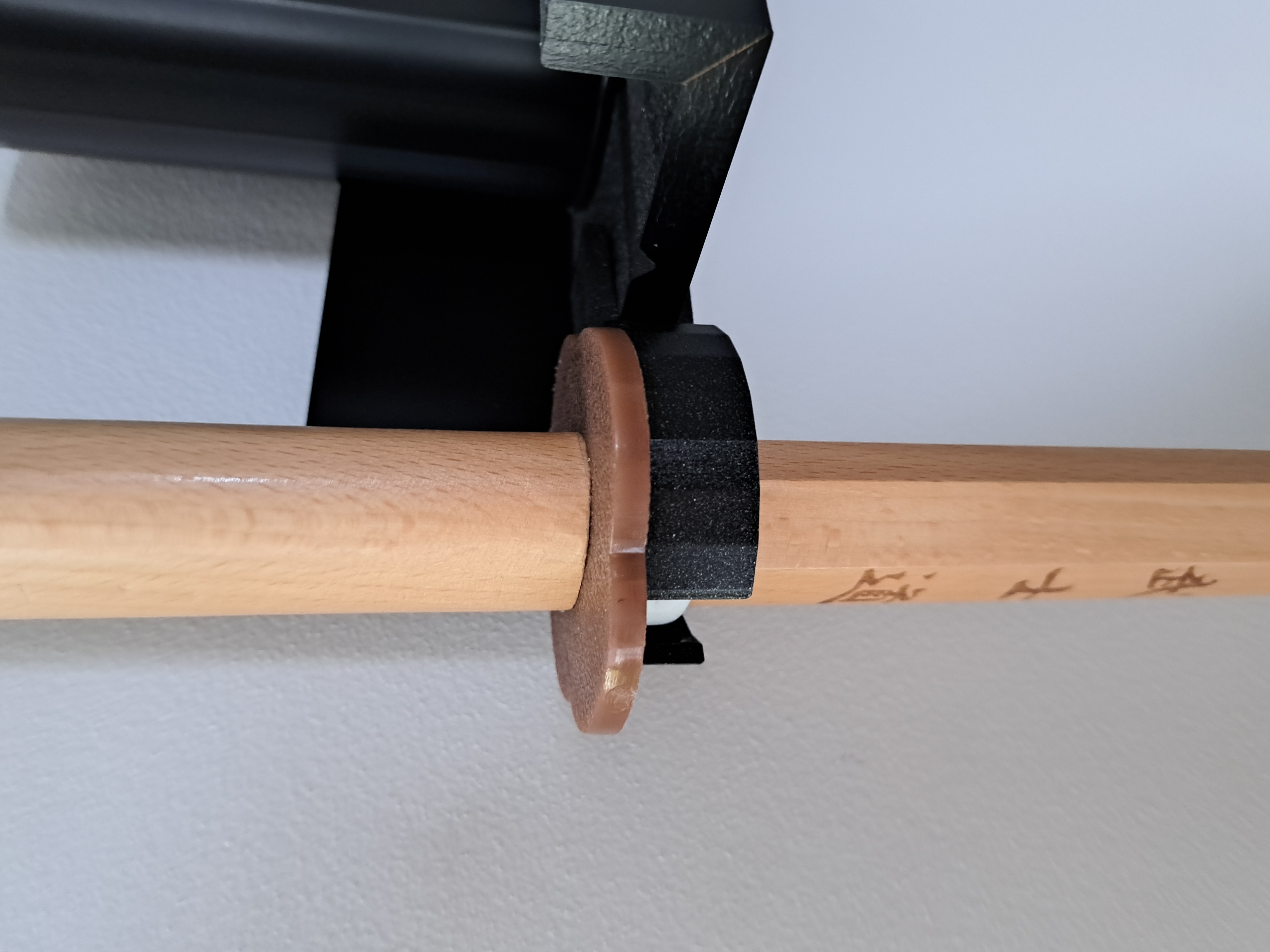 IKEA compatible wooden katana holder (shelf Mosslanda)