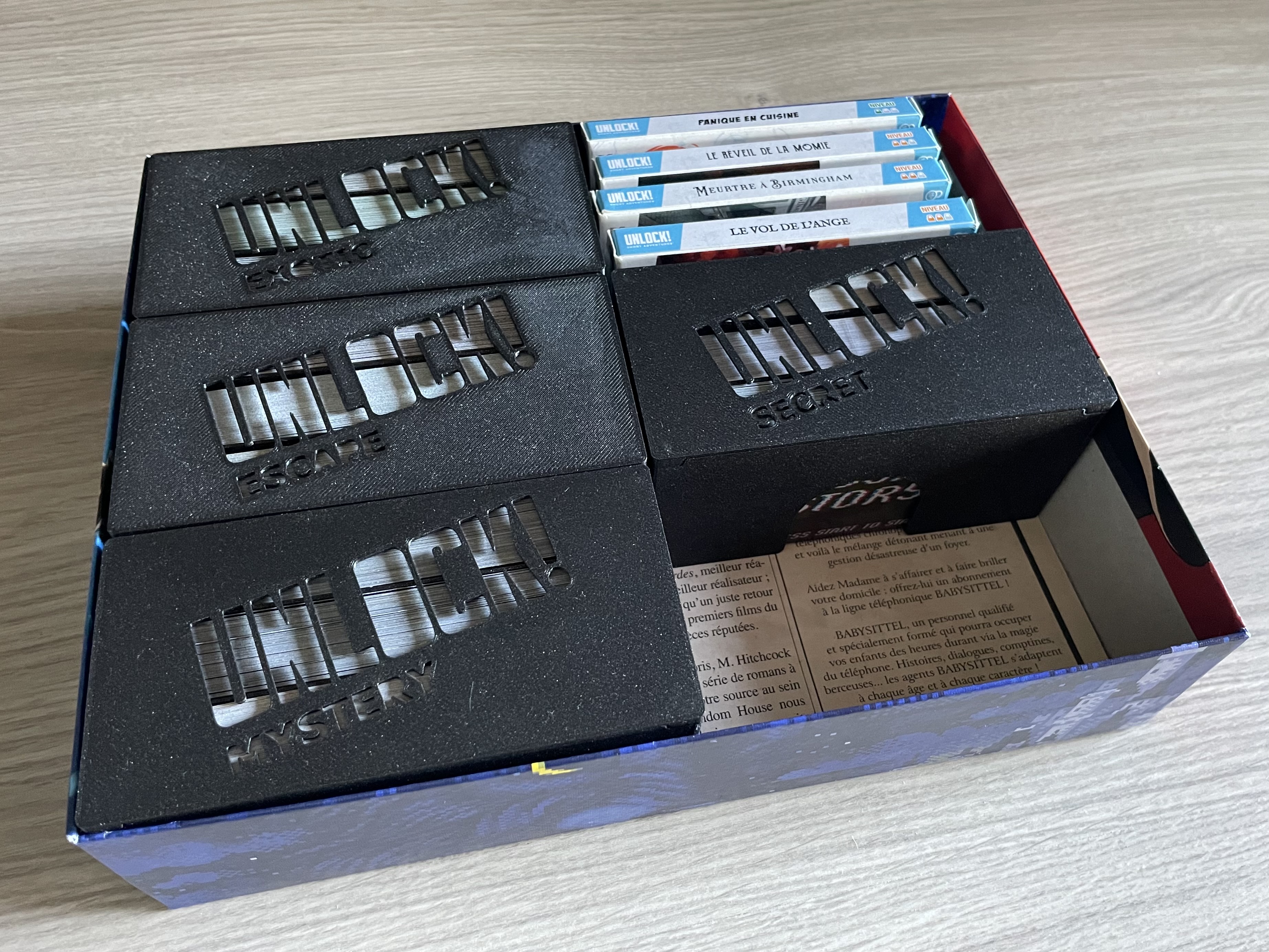 6-in-1 Unlock! Boardgame Insert