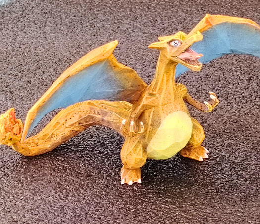 Miniatura 2 do modelo 3D Low Poly Charizard