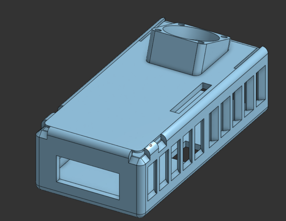 New FRC radio holder with active cooling