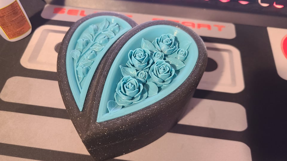 Heart box print from Thingiverse