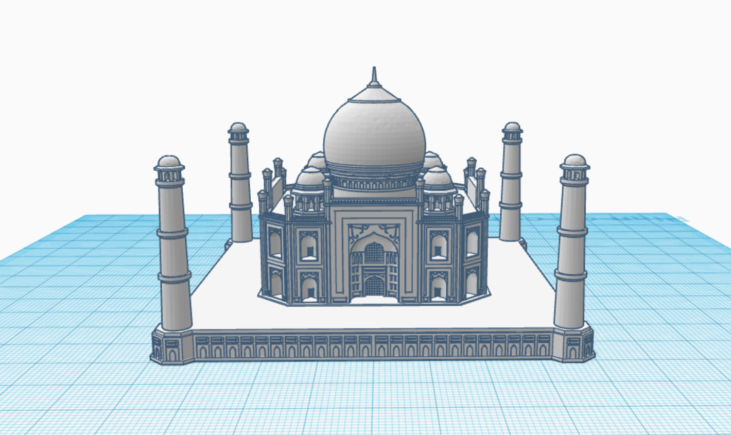 Taj Mahal by Mehdi ZIANI | Download free STL model | Printables.com