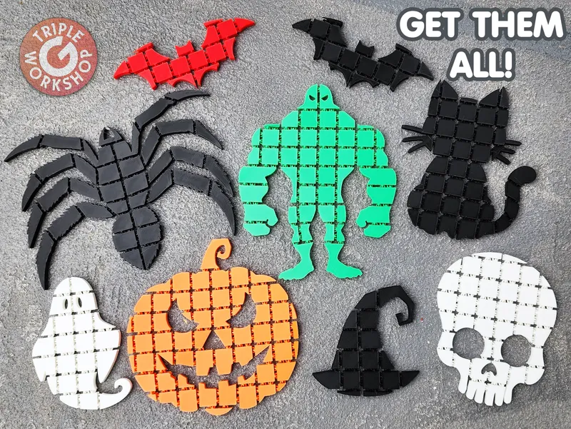 Ghost - Flexible Halloween Fabrics by Triple G Workshop | Download free ...