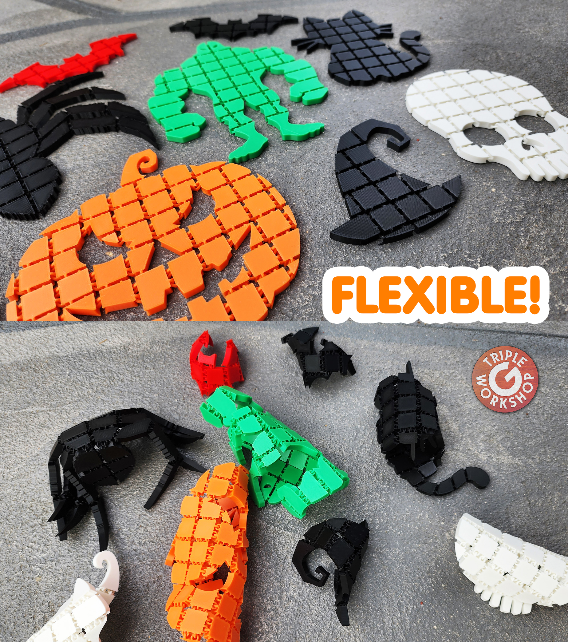 Bat - Flexible Halloween Fabrics — thumbnail 8