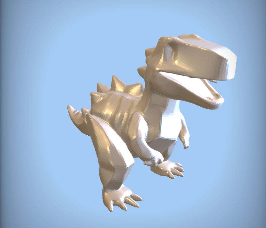 Cute Low-Poly Dinosaur — miniatura 5