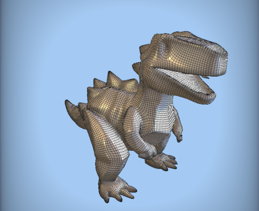 Cute Low-Poly Dinosaur — miniatura 6