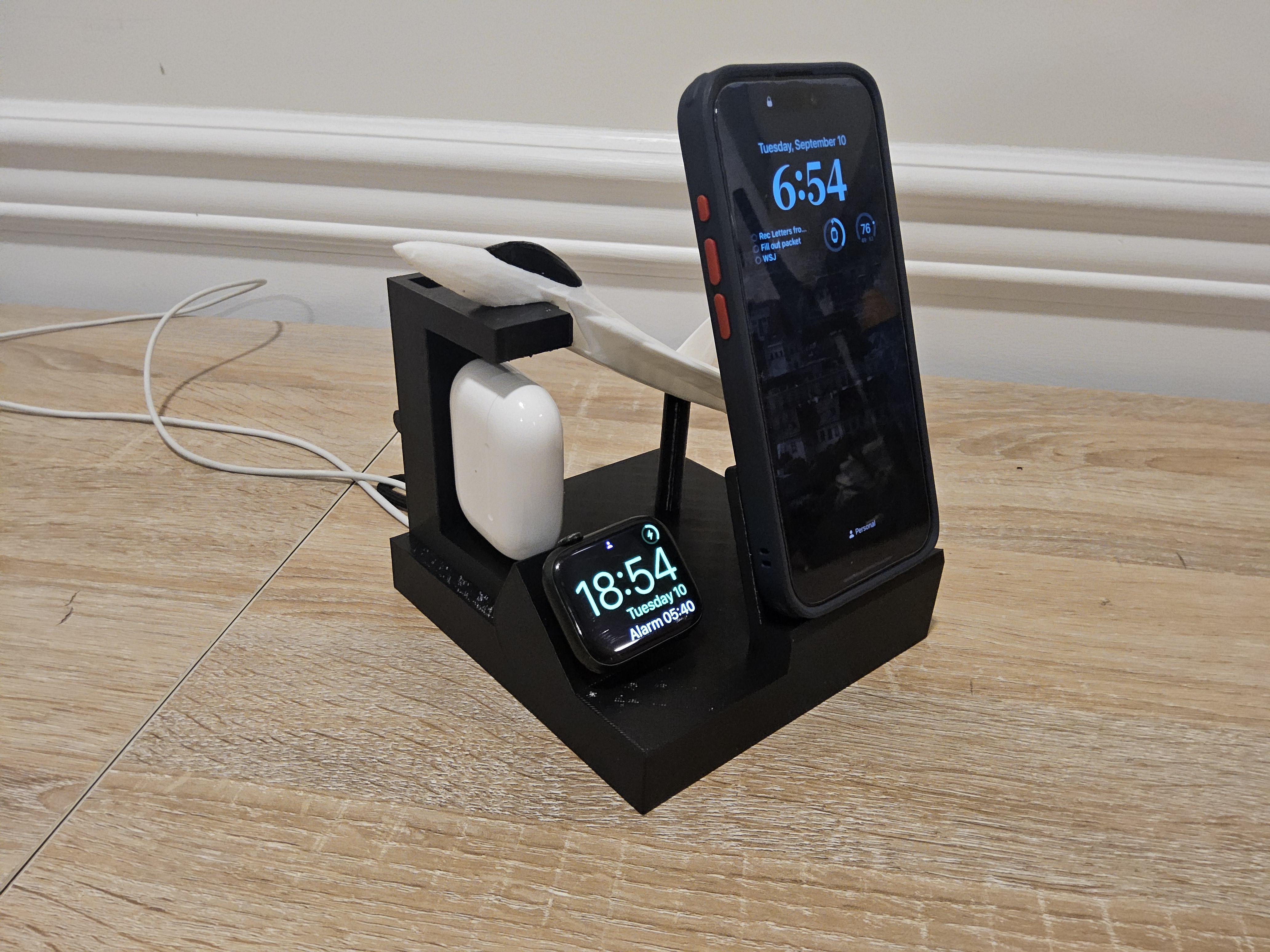 F-15 Fighter Jet Charging Dock - Phone, Watch, Earbuds