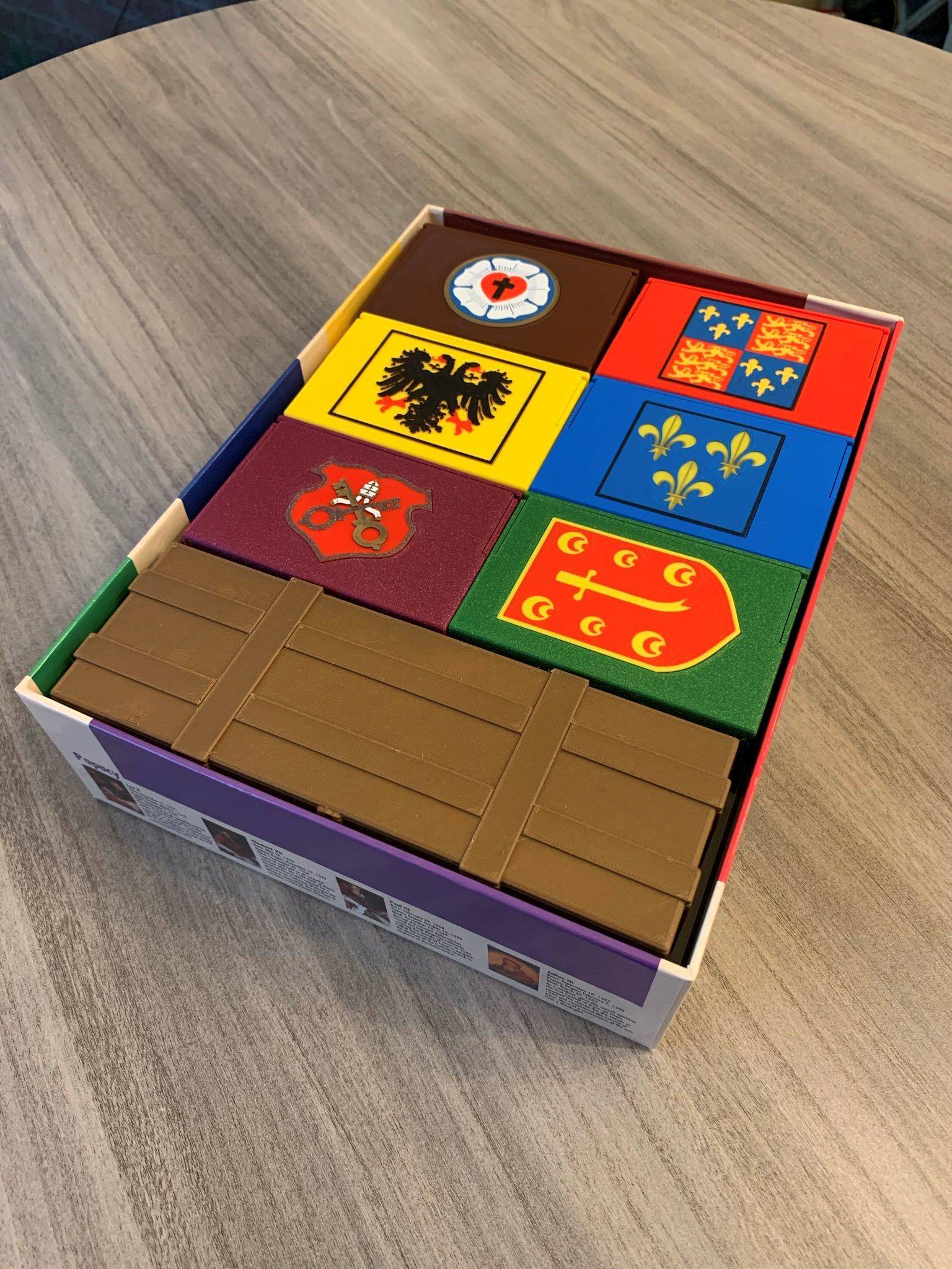 Here I Stand Wars of the Reformation Board Game Inserts