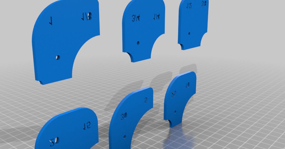 Radius Gauges by Elessar22 Download free STL model