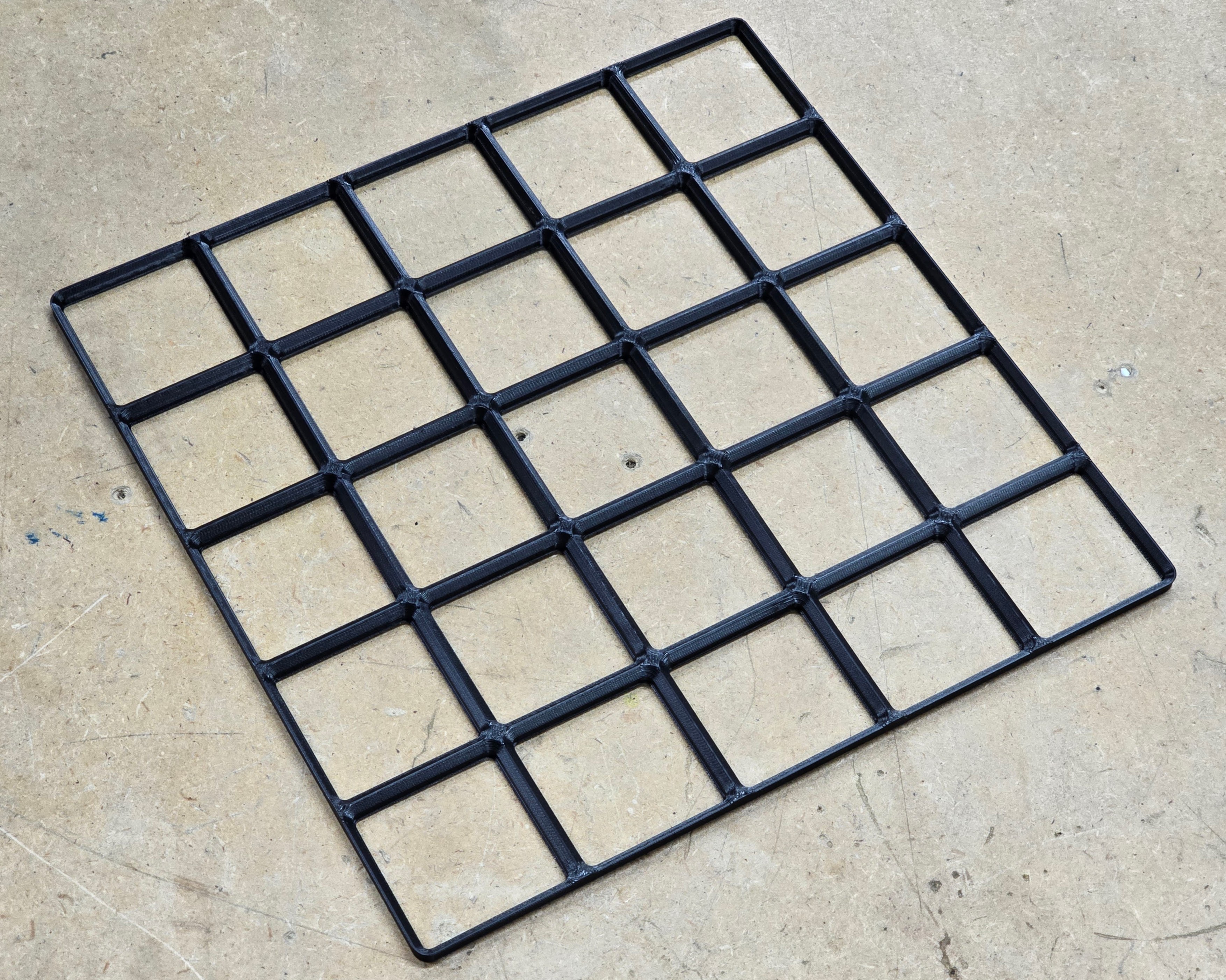 Generated STL Files from Parametric Gridfinity Baseplate 3D model thumbnail