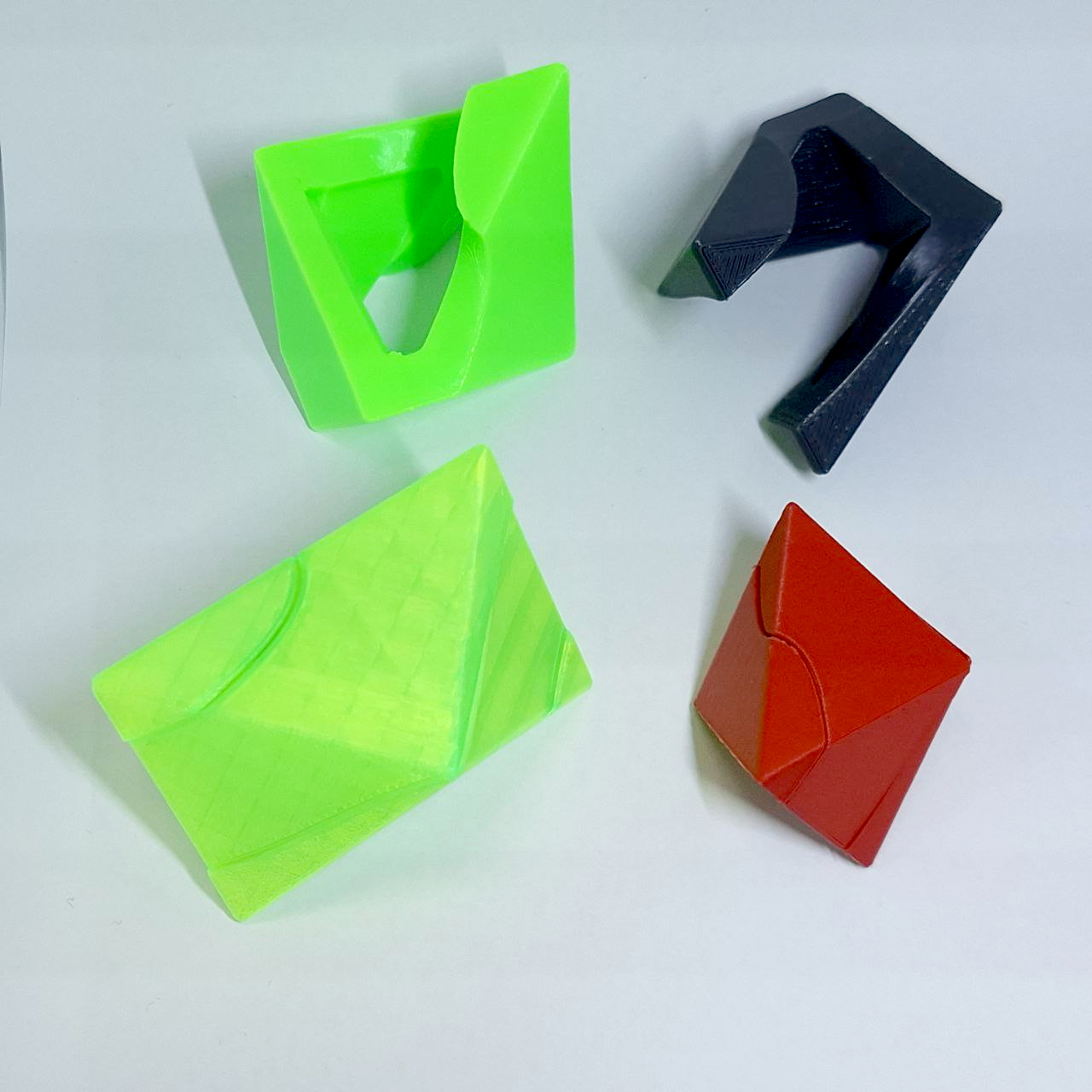 Double pyramid puzzle