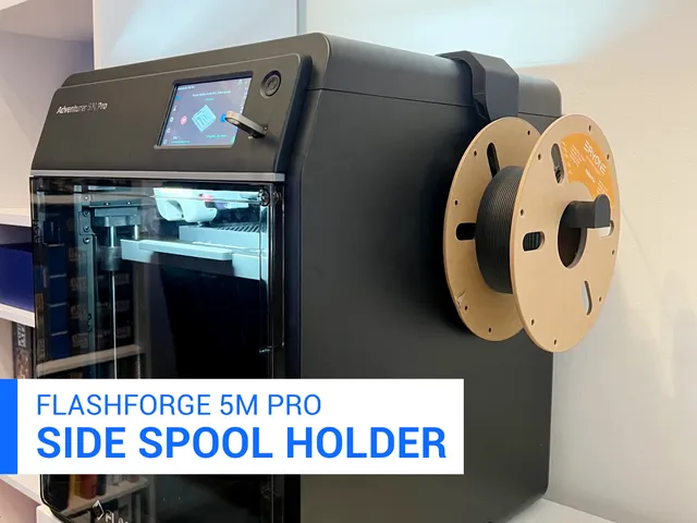 Flashforge 5m Pro Side Spool Holder
