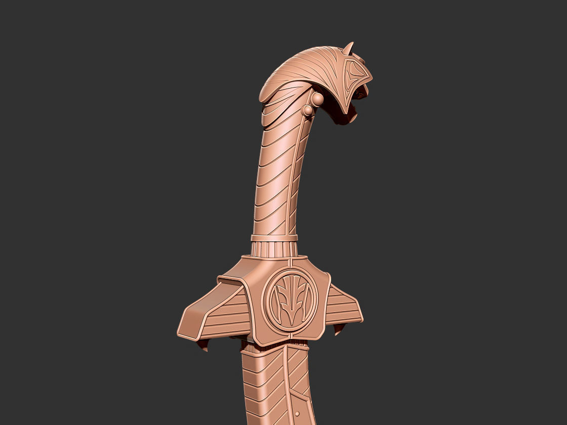 Power Rangers Saba Prop Power Rangers Saba Sword 3D print model by Prinhub | Download free STL ...